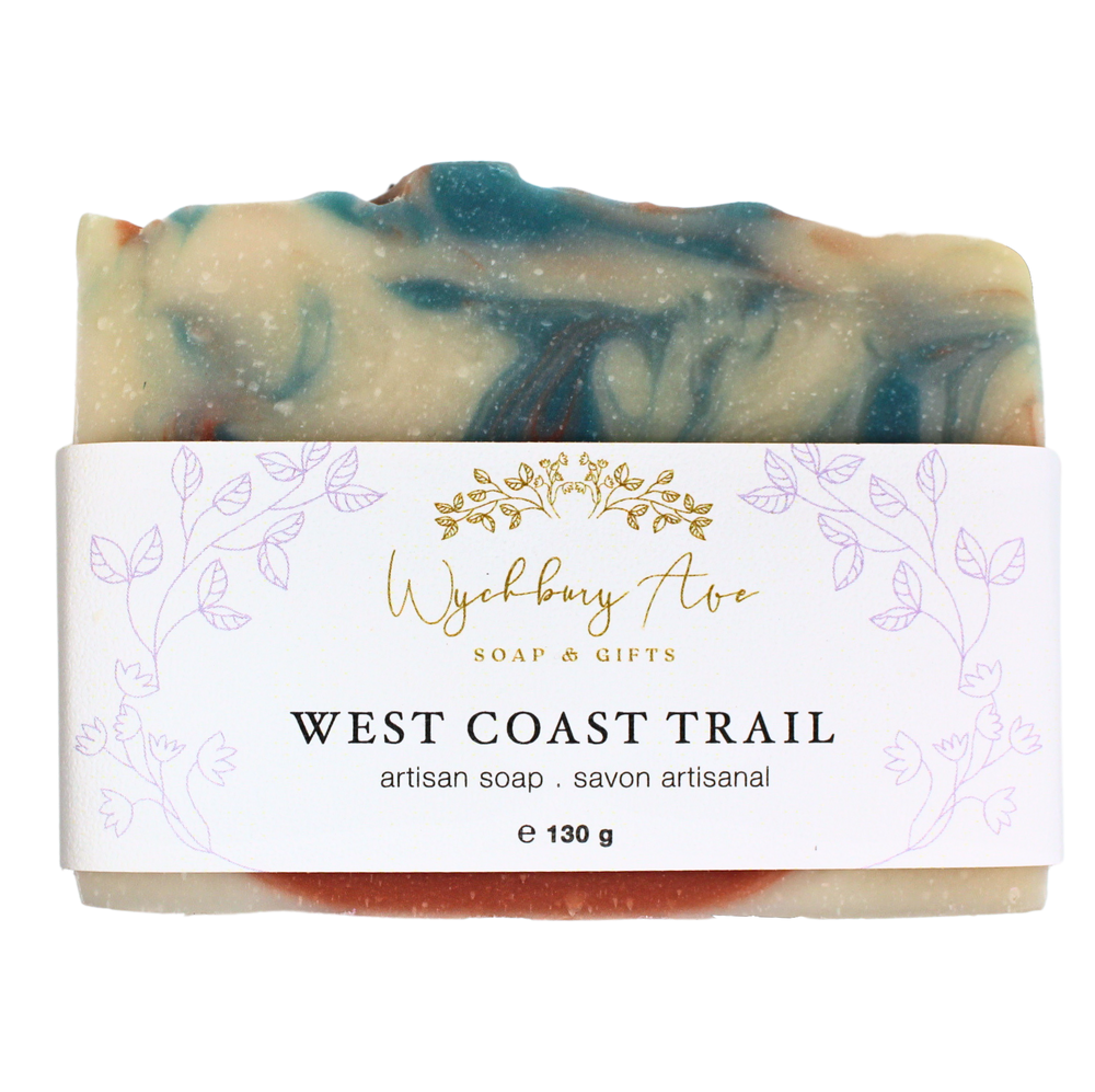west coast trail soap with pine and cedar
