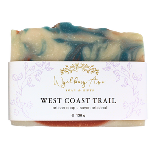 west coast trail soap with pine and cedar
