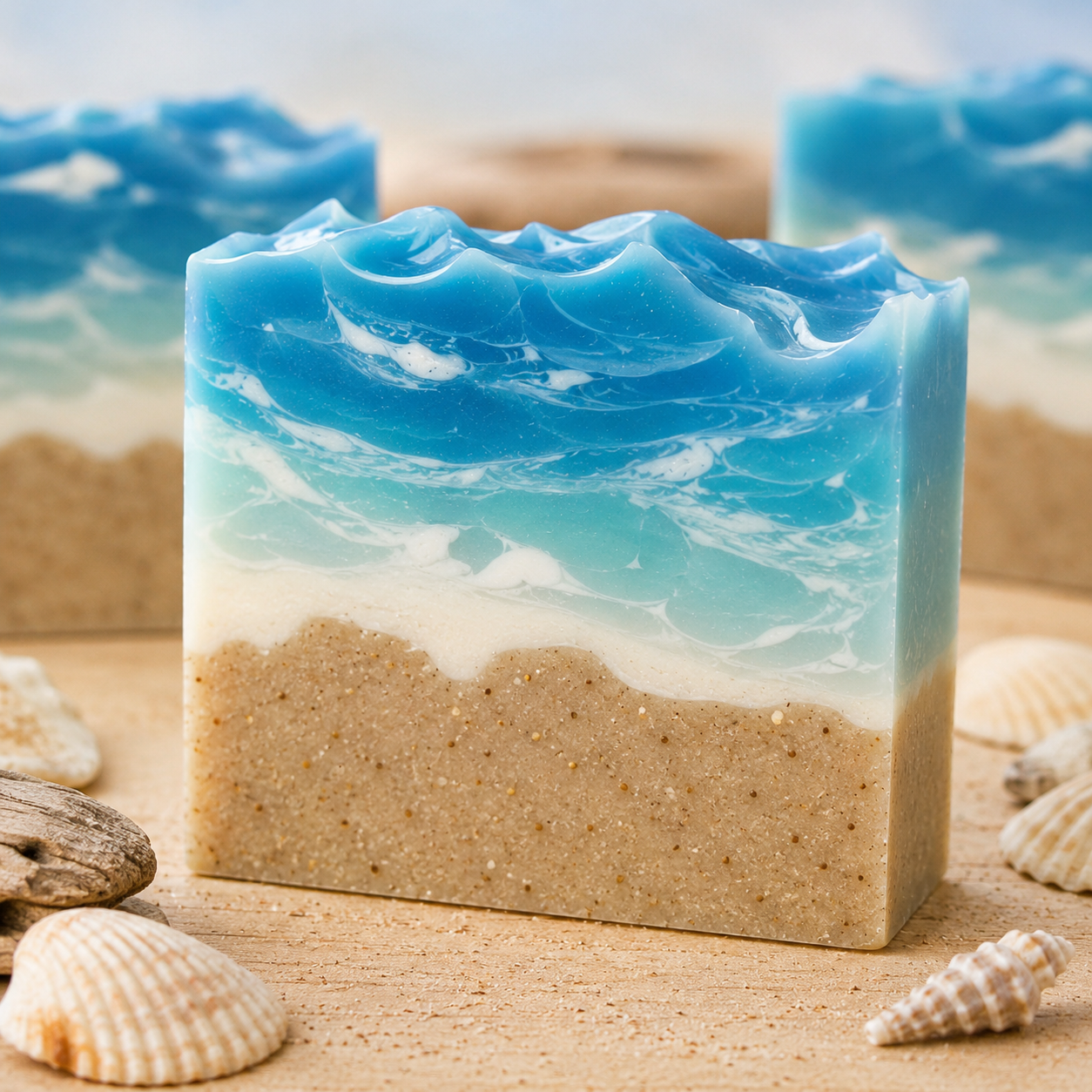 DIY Beach Scene Soap: How to Create Ocean Waves, Sandy Shores &amp; Natural Exfoliation