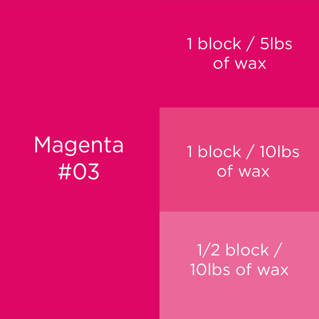 MAGENTA CANDLE DYE BLOCK