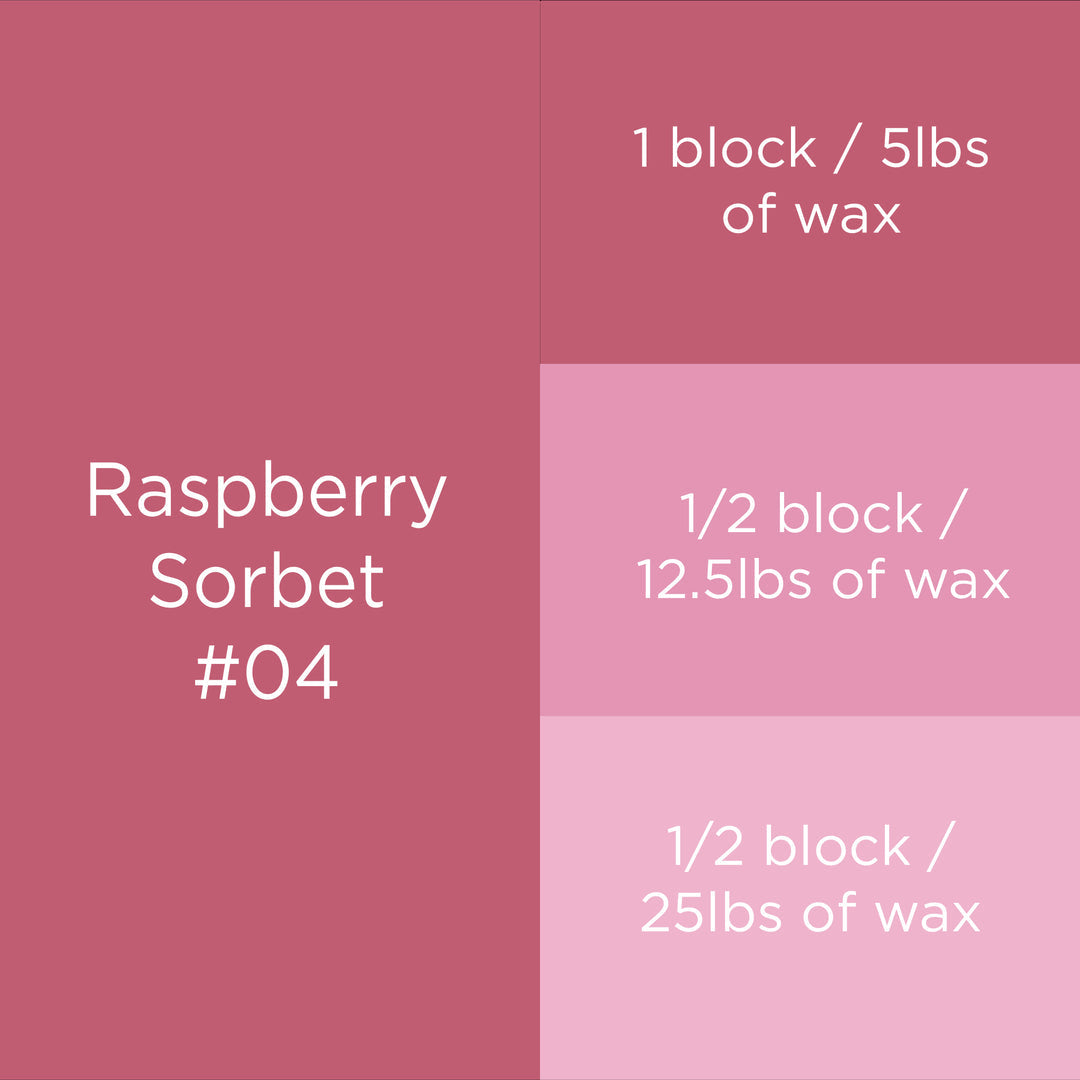 RASPBERRY SORBET CANDLE DYE BLOCK
