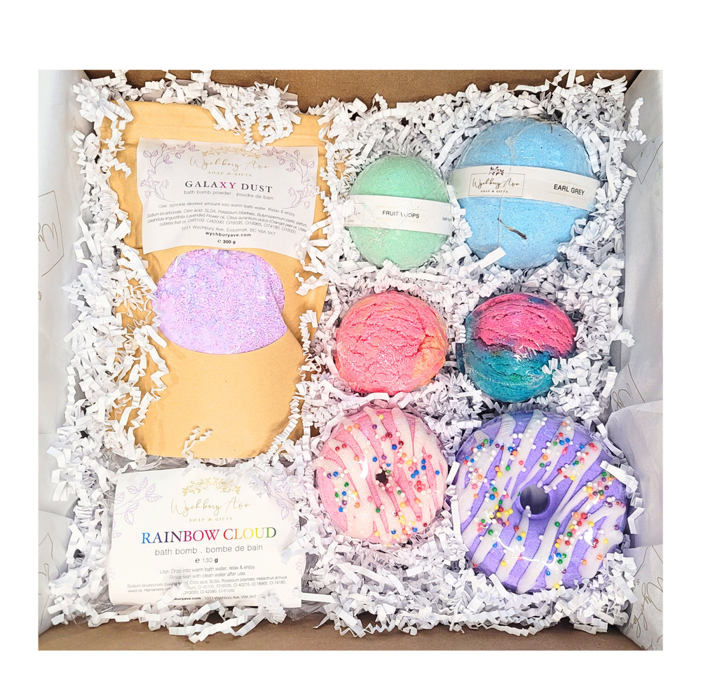 Bath bomb gift set