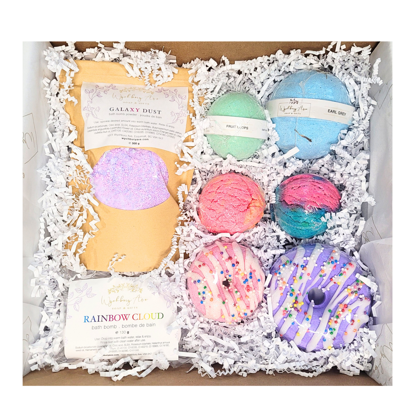 Bath bomb gift set