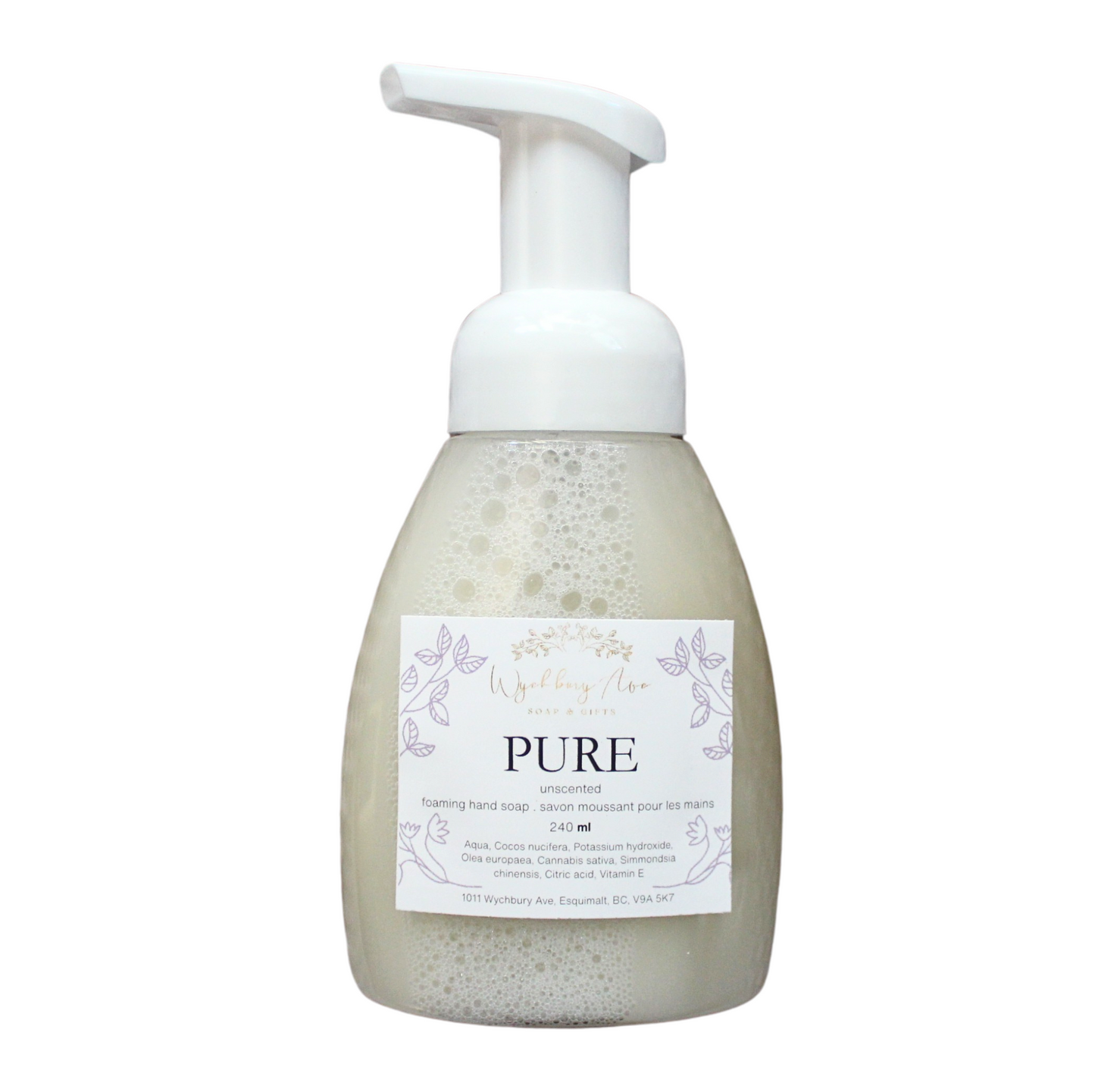 Natural Unscented Foaming Hand Soap