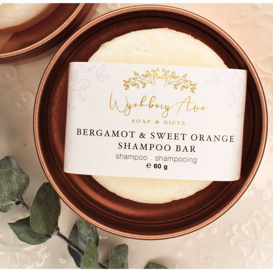 PH Balanced Bergamot & Sweet Orange Shampoo Bar