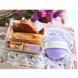 
                
                    Load image into Gallery viewer, Vanilla Lavender Soap Gift Box
                
            