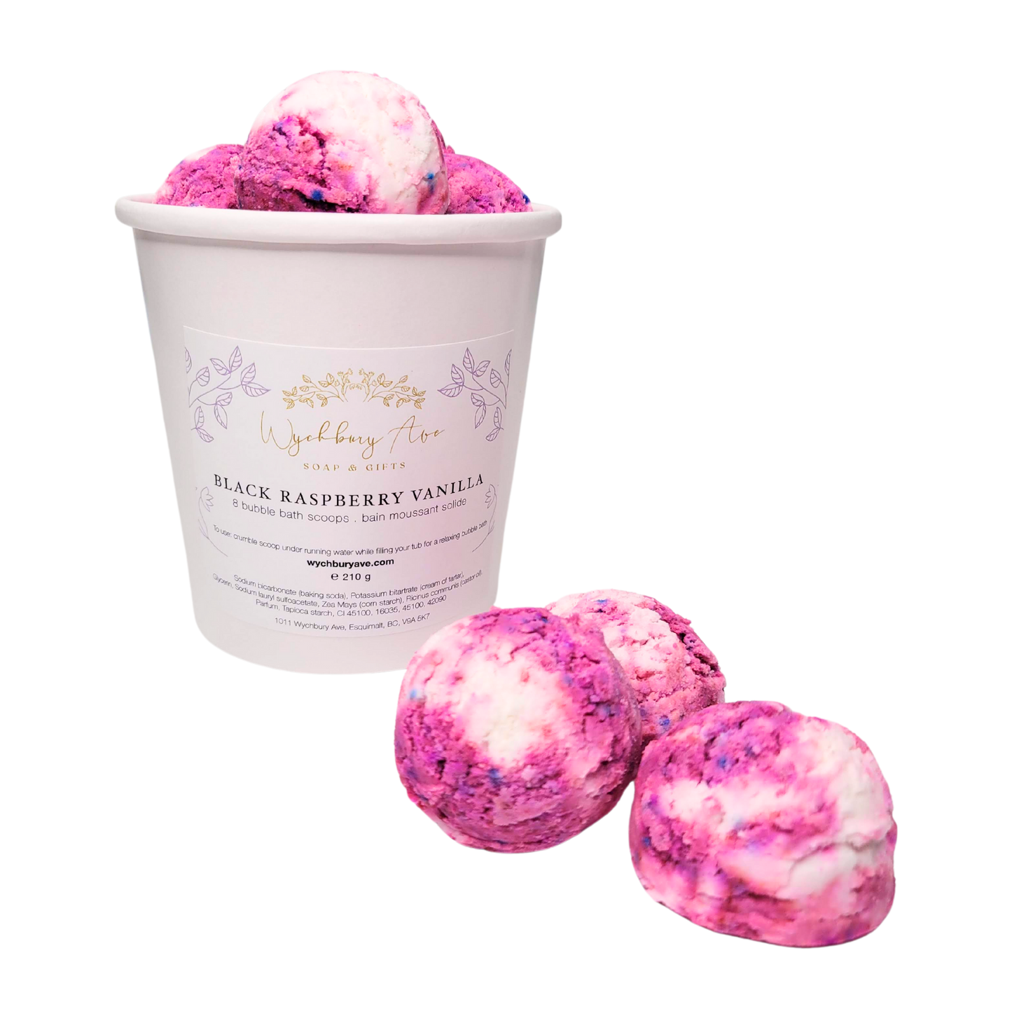 Black Raspberry Vanilla Bubble Bath | Environmentally Friendly Bubble Bars