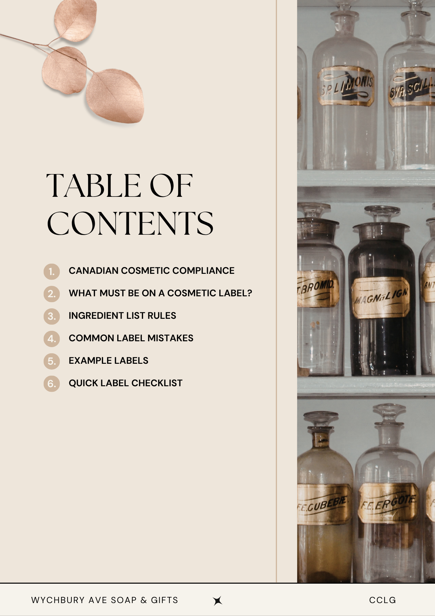 Health Canada Cosmetic Labeling Quick Start Guide | Cosmetic Label Requirements Canada | INCI Guide for Soap & Bath Product Makers
