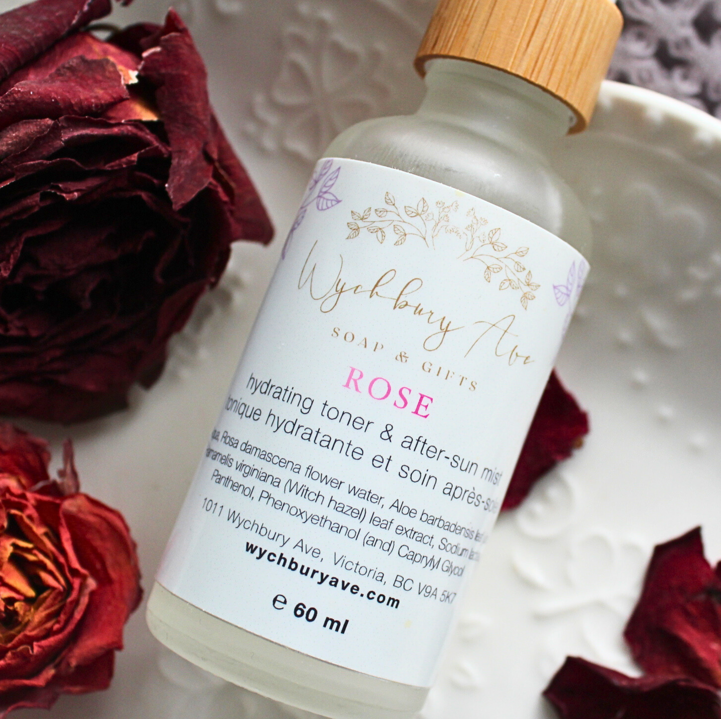 Hydrating Rose Face Toner & After Sun Care