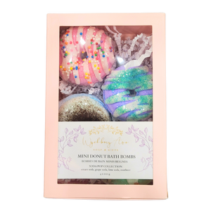 Mini Donut Bath Bomb Gift Set - Soda Pop Collection
