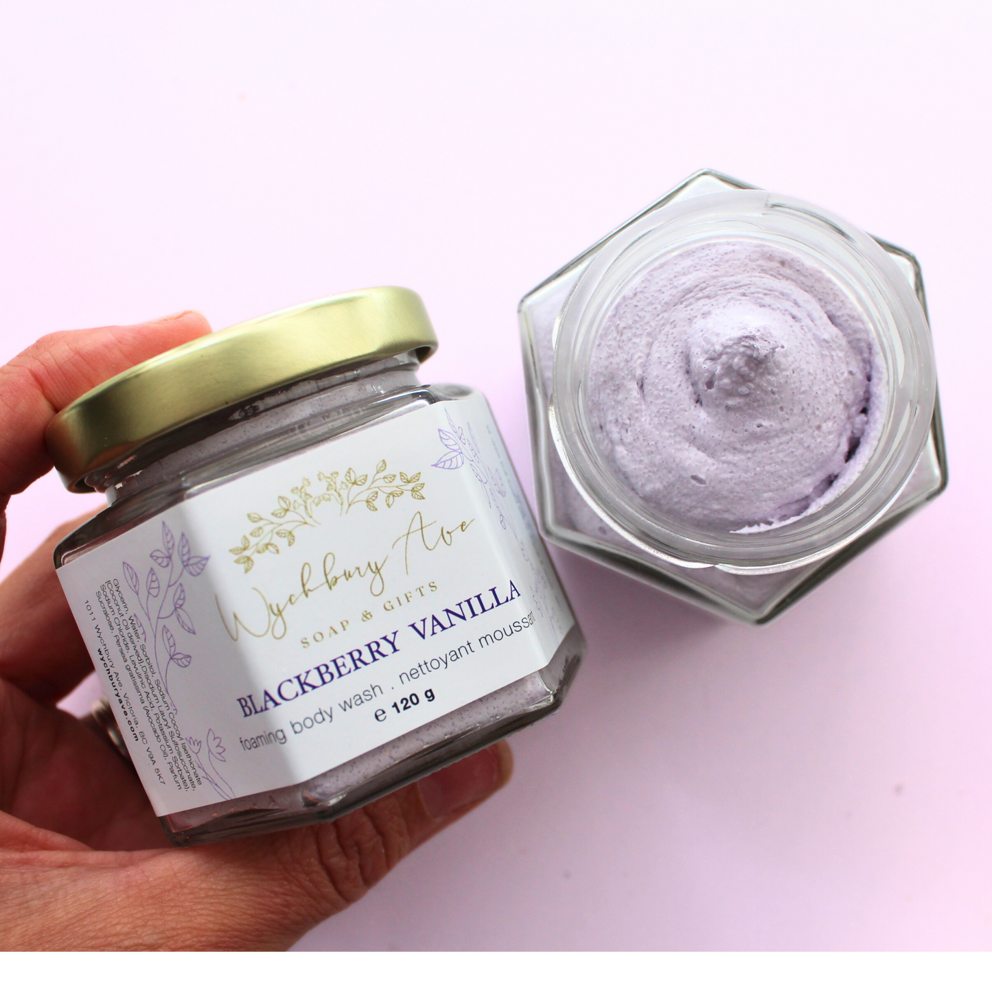 blackberry vanilla sugar scrub
