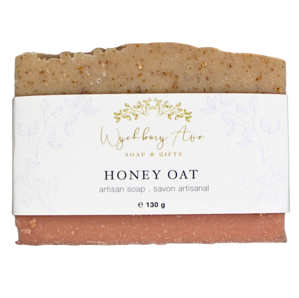 Honey Oat Vegan Bar Soap | Exfoliating Bar Soap Handmade in Canada