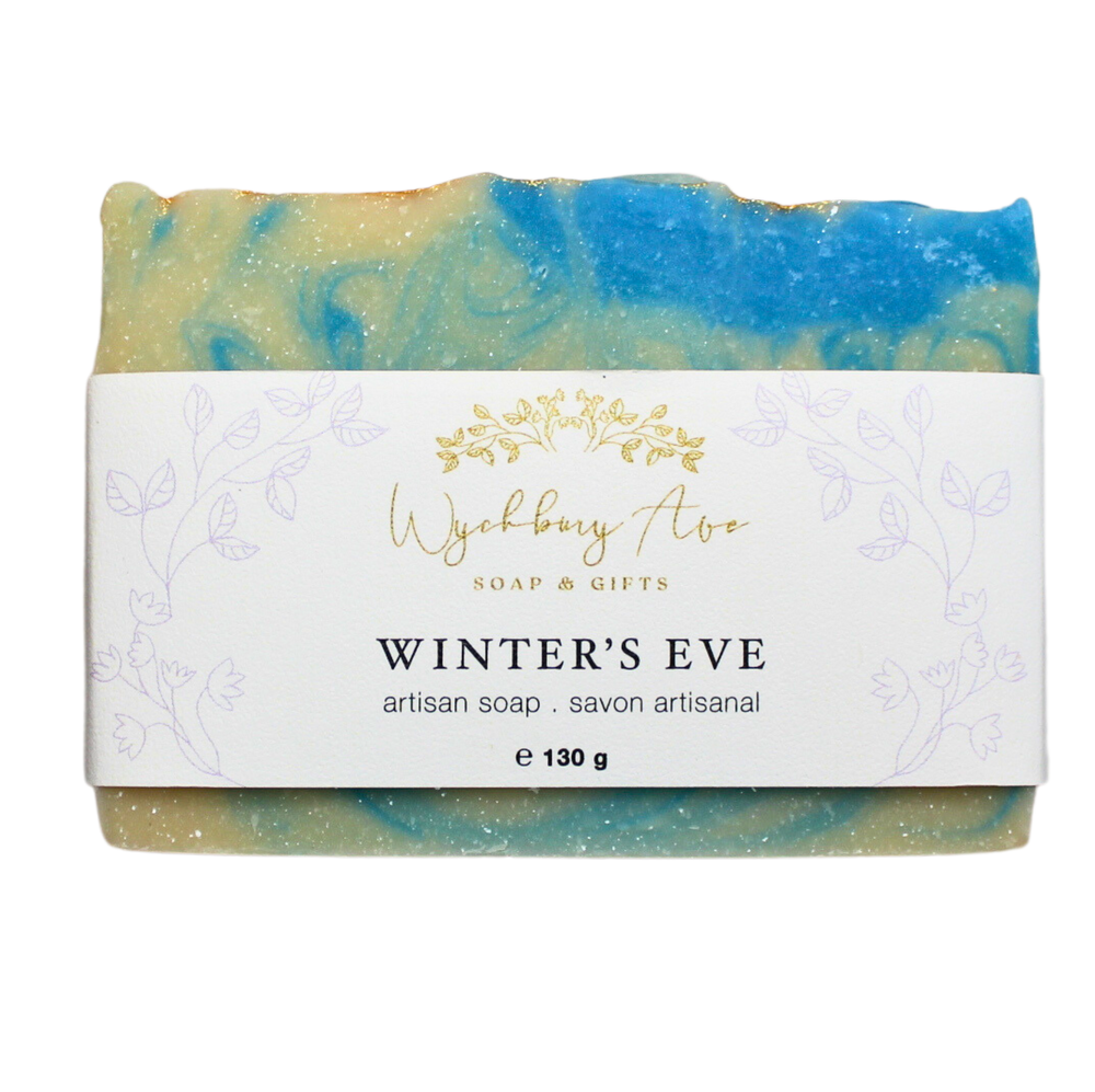 
                
                    Load image into Gallery viewer, Winter&amp;#39;s eve Peppermint bar soap made in Canada
                
            