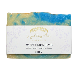 
                
                    Load image into Gallery viewer, Winter&amp;#39;s eve Peppermint bar soap made in Canada
                
            