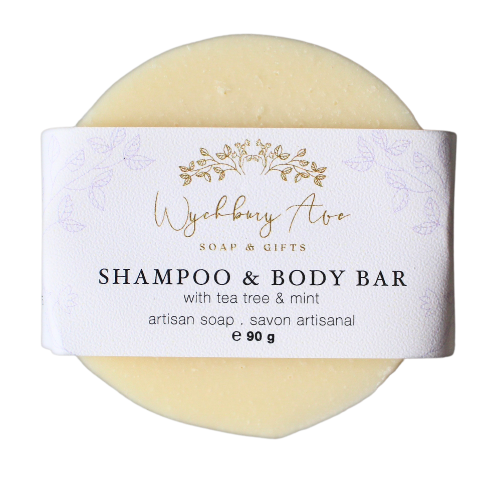 tea tree mint shampoo bar