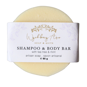 tea tree mint shampoo bar