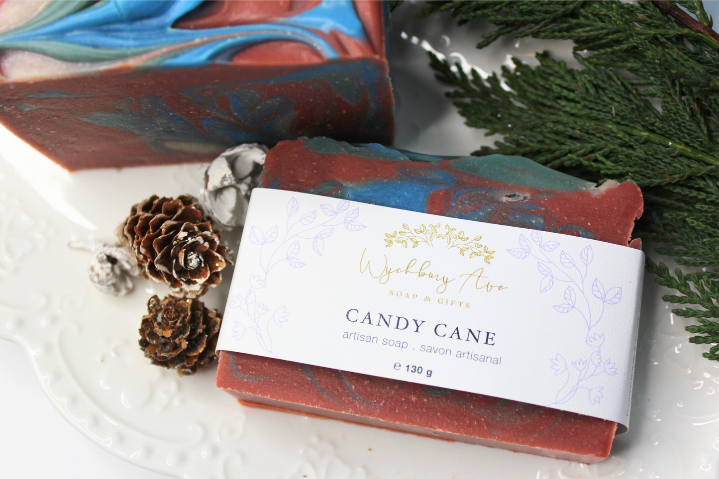 Candy Cane Soap