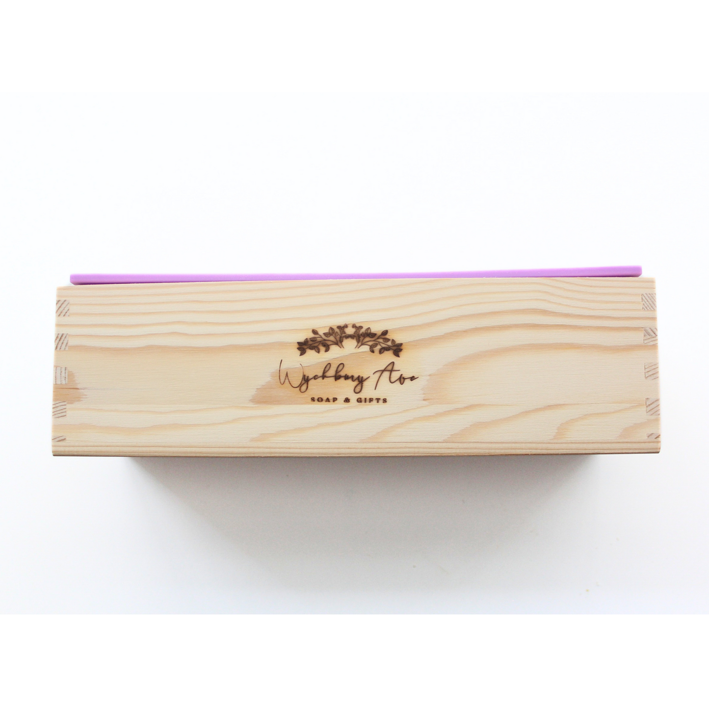 2.5 lb Silicone Soap Mold with Wooden Box – Reusable Soap Making Loaf Mold