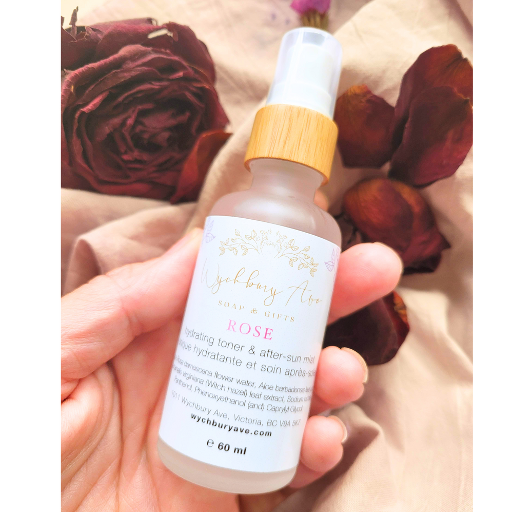 Hydrating Rose Face Toner & After Sun Care