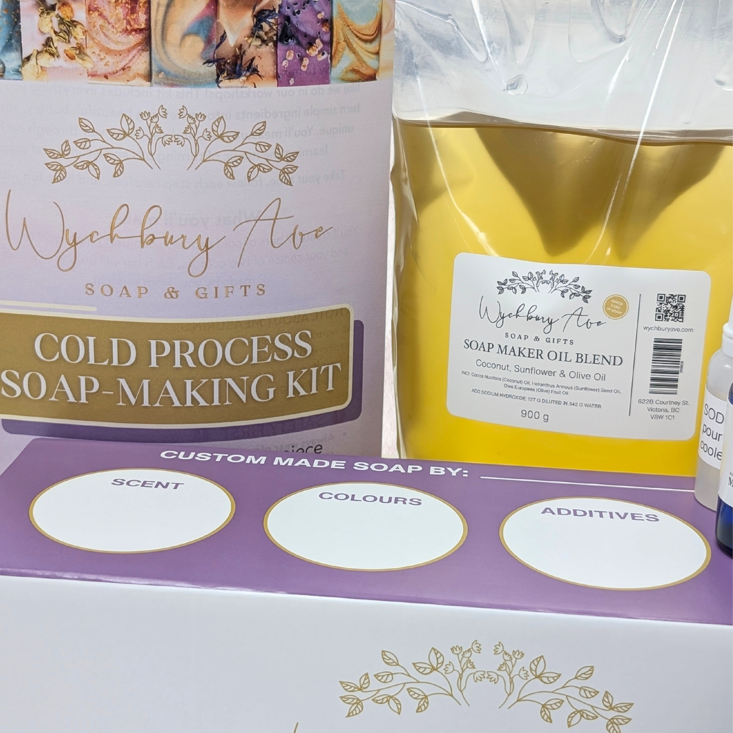 cold process soap making kit instructions and oil blend