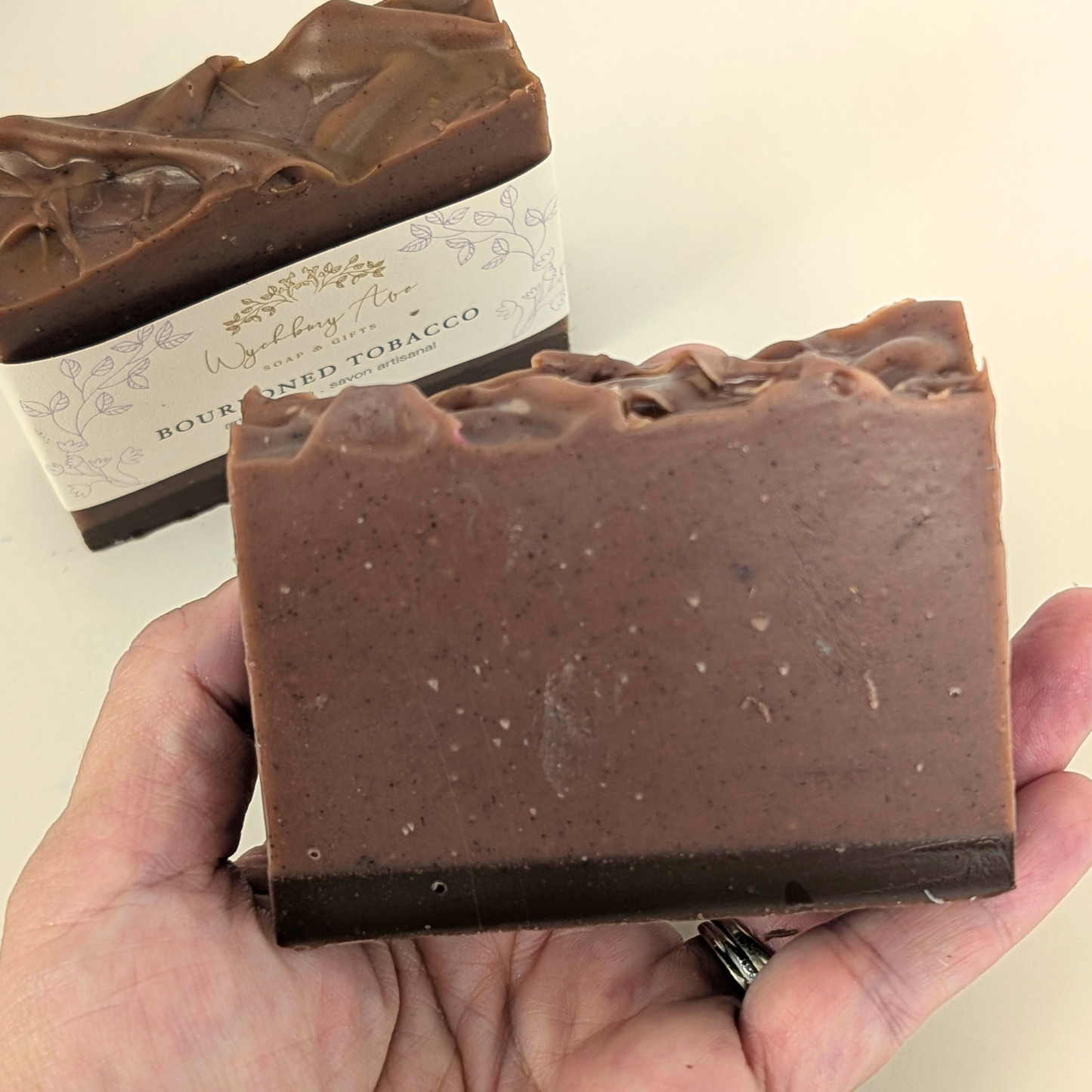 Bourboned Sandalwood & Tobacco Bar Soap | Exfoliating Bar Soap