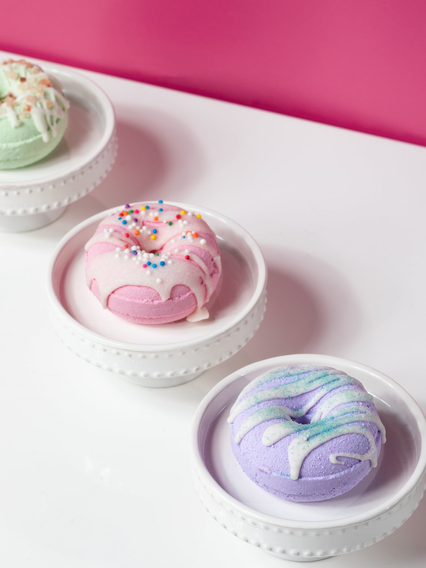 cream soda and grape bath bomb