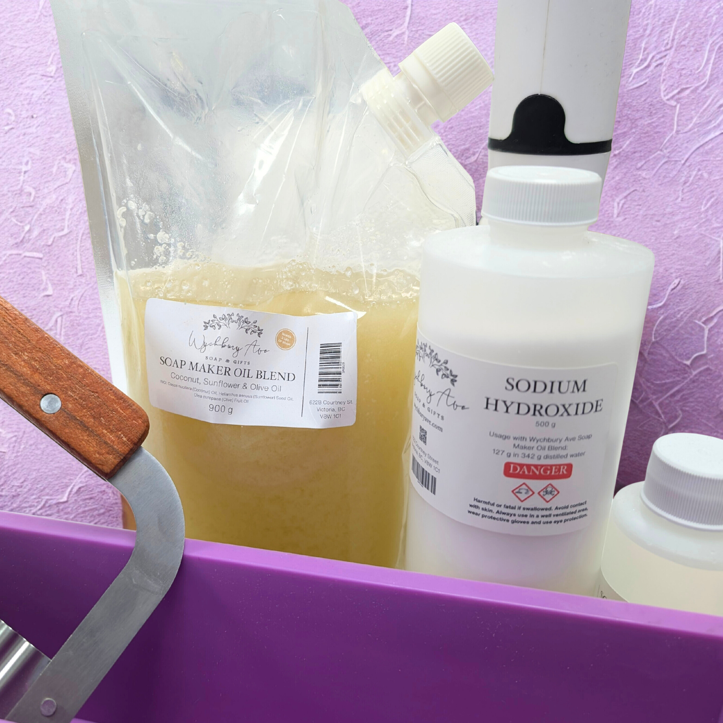 Deluxe Cold Process Soap Making Kit – Complete Beginner DIY Soap Kit