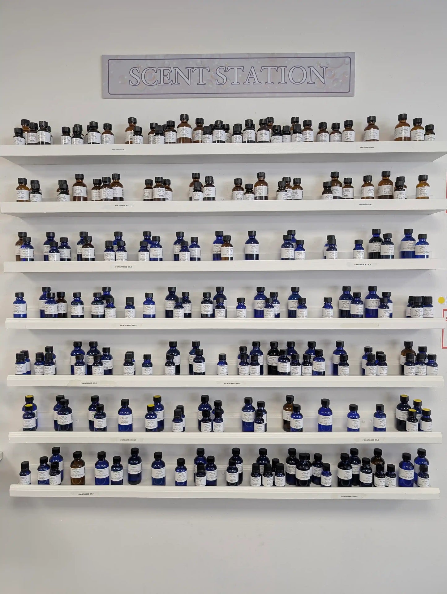 Essential oils at Wychbury Ave Soap & Gifts
