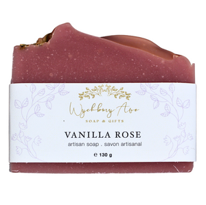 vanilla rose bar soap