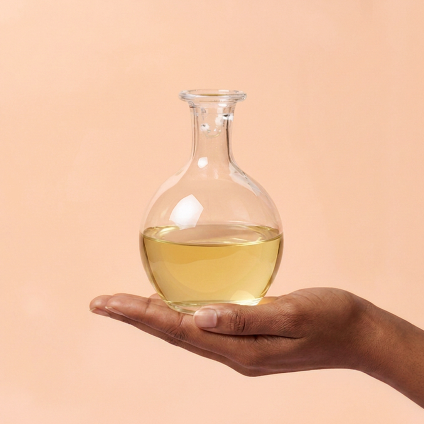 Bottle of Sweet Almond Oil for soap making, lotions, balms, and DIY skincare products.
