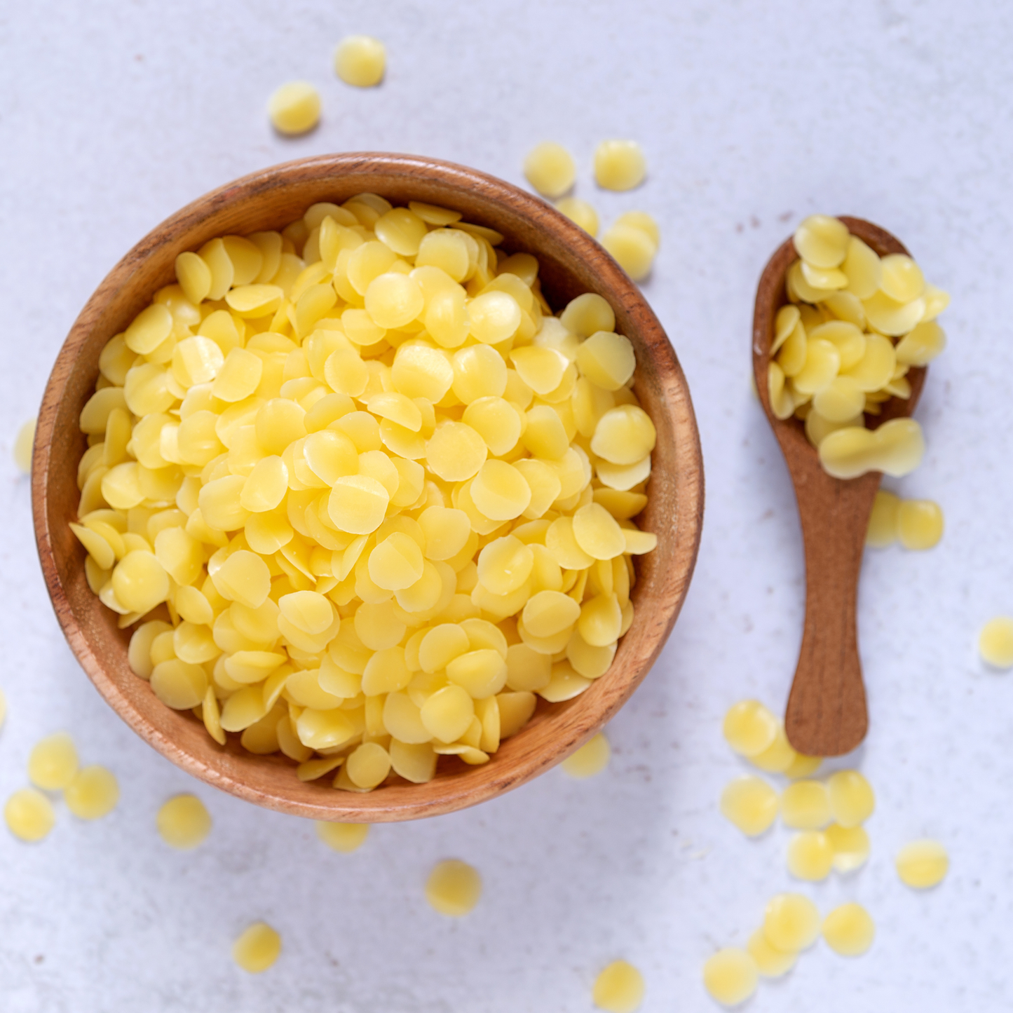 YELLOW BEESWAX PELLETS - COSMETIC GRADE