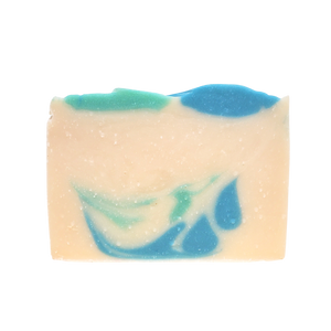 
                
                    Load image into Gallery viewer, creamy bar soap with blue and green swirls
                
            