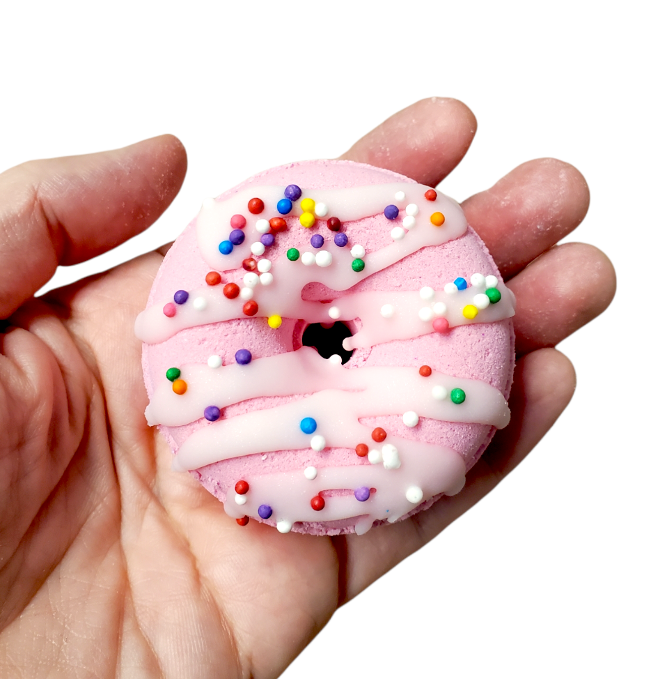 Cream Soda Mini Donut Bath Bomb | Vegan Donut Bath Bombs | Bath Bombs Made in Canada