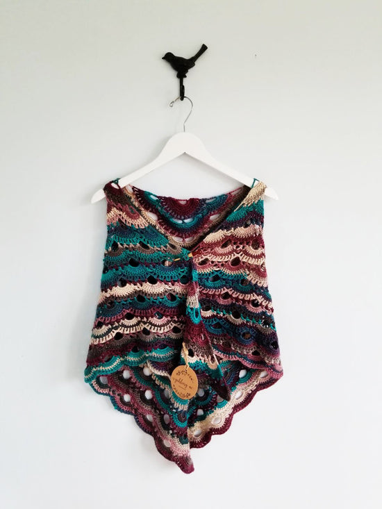 Partridge Berry Crochet Scarf & Shawl