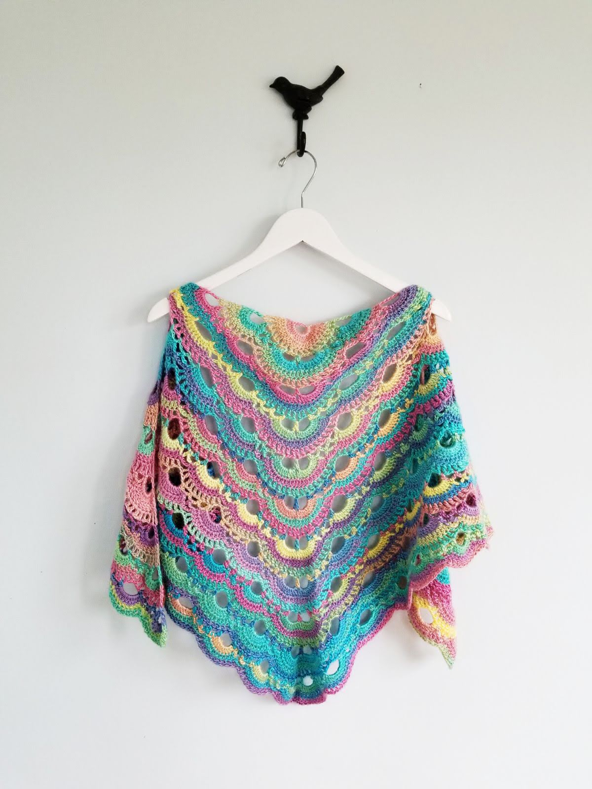 Cotton Candy Reversible Shawl & Scarf