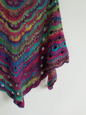 Stained Glass Crochet Shawl & Scarf