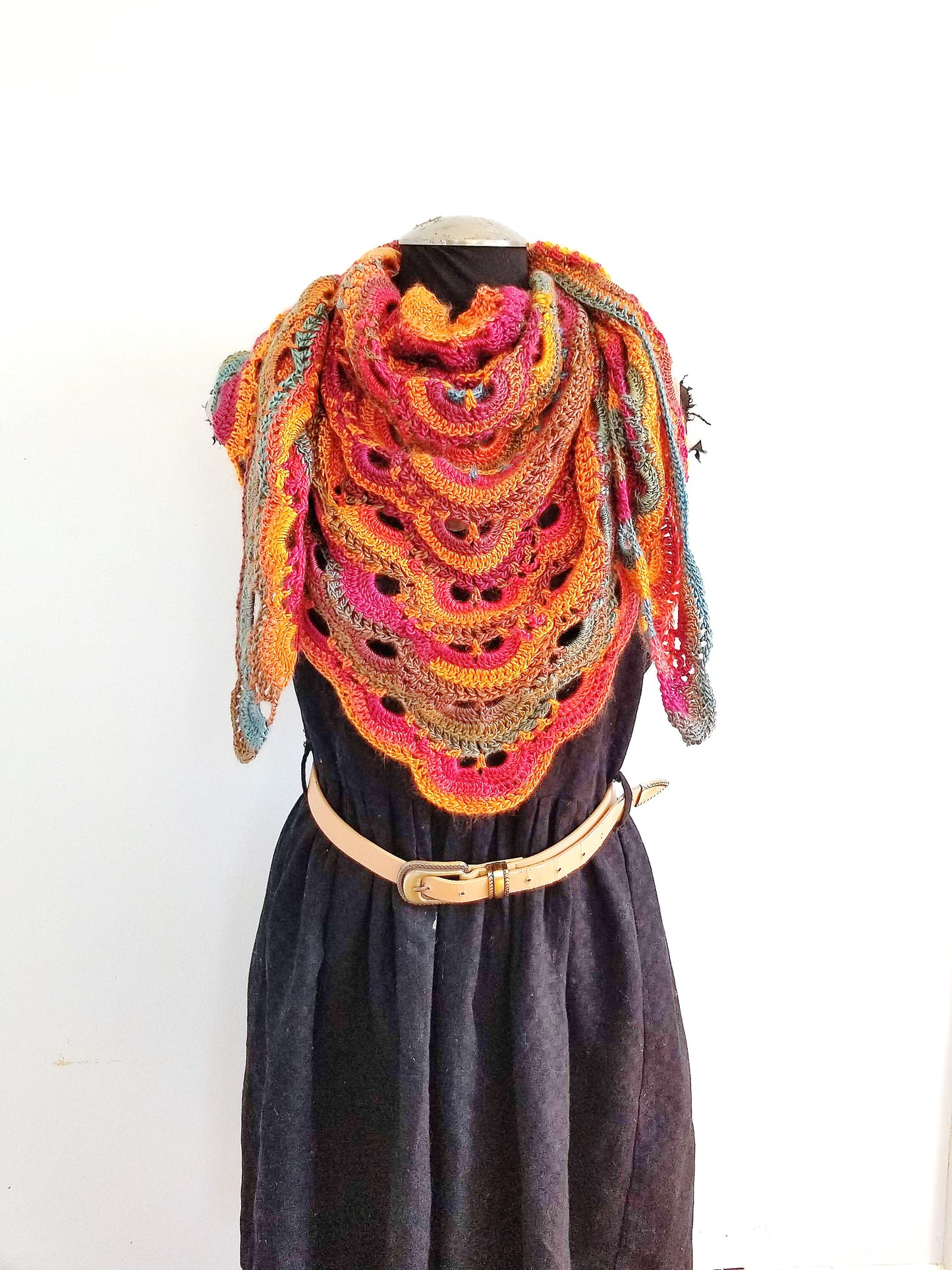 Sunset Reversible Shawl & Wrap