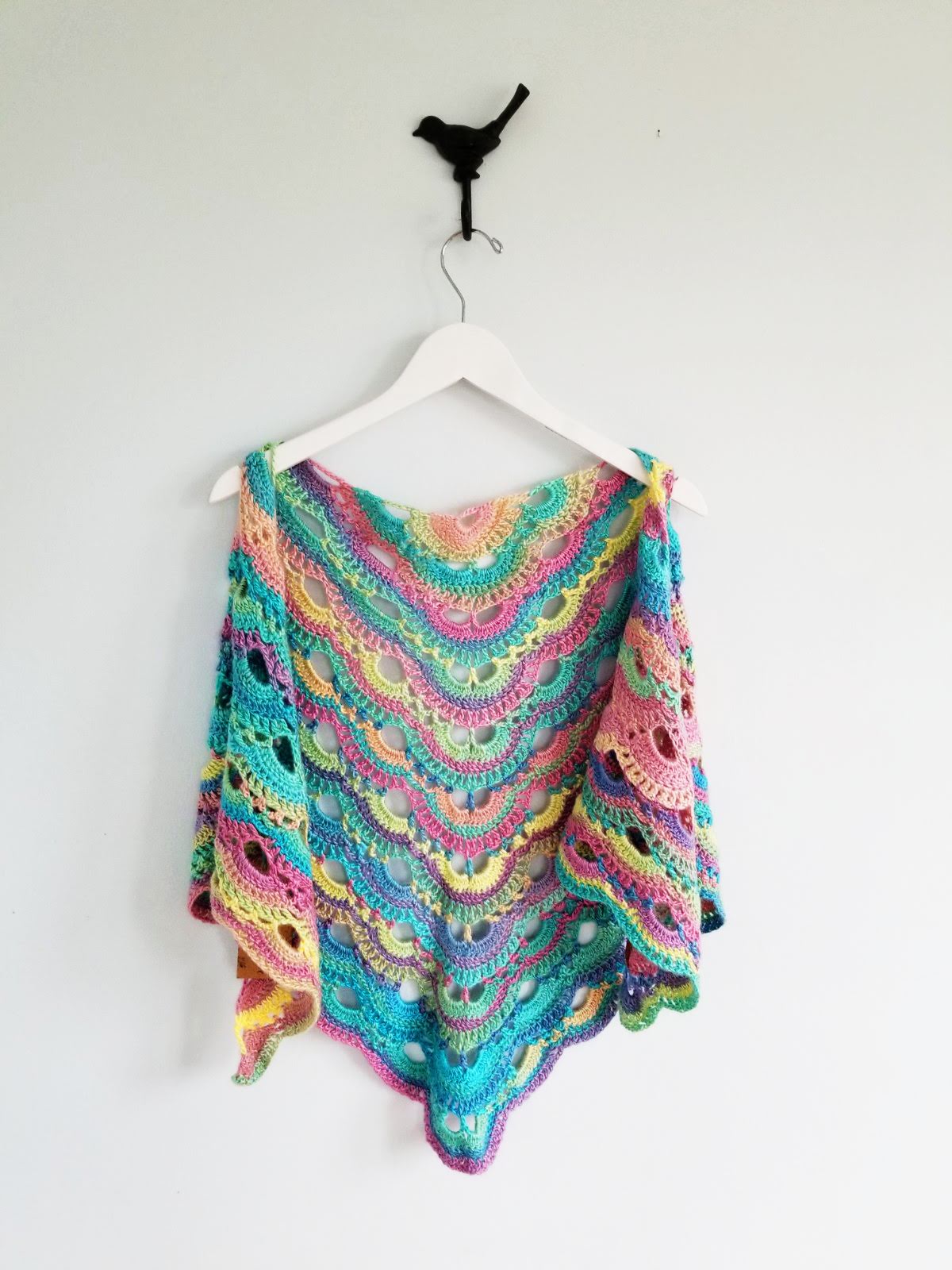 Cotton Candy Reversible Shawl & Scarf