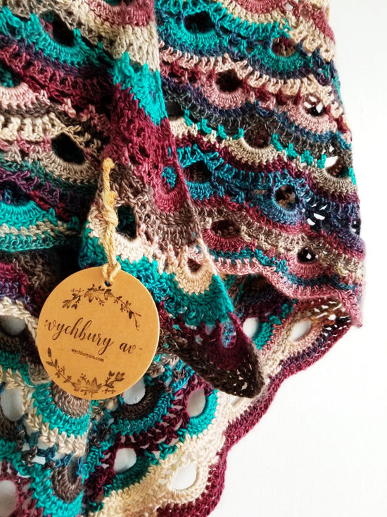 Partridge Berry Crochet Scarf & Shawl