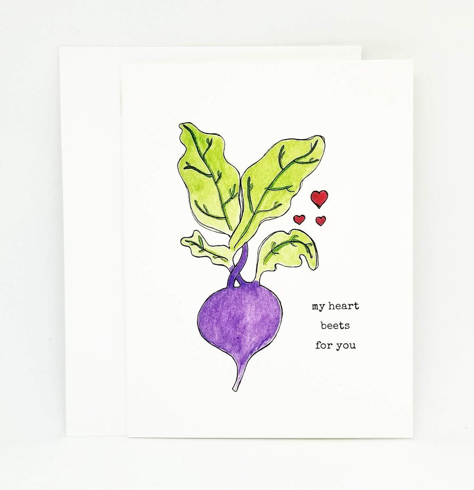 
                
                    Load image into Gallery viewer, Beet Valentine&amp;#39;s Day Card | Punny Beet Valentine
                
            