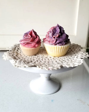 
                
                    Load image into Gallery viewer, Black Raspberry Vanilla Mini Cupcake Soap | Soap Cupcake
                
            