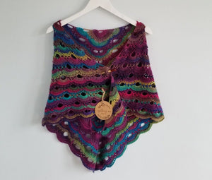 Stained Glass Crochet Shawl & Scarf