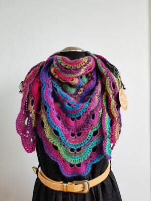 Stained Glass Crochet Shawl & Scarf