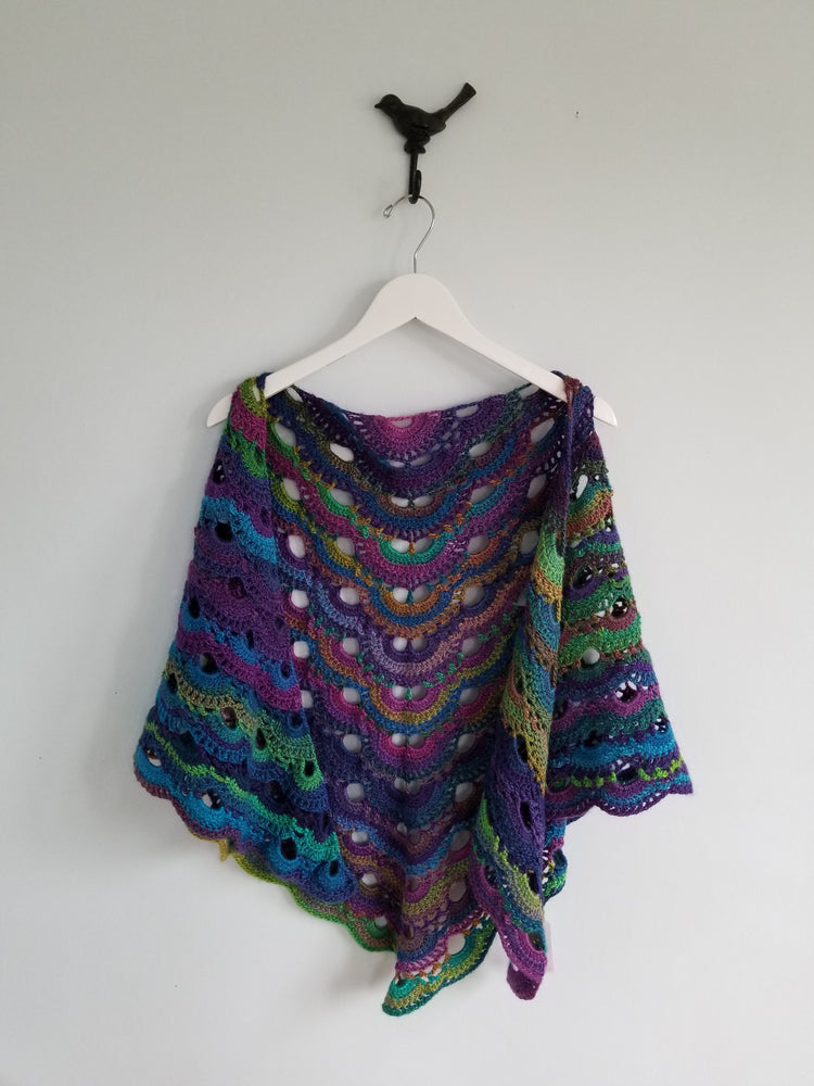 Aurora Borealis Reversible Shawl & Scarf