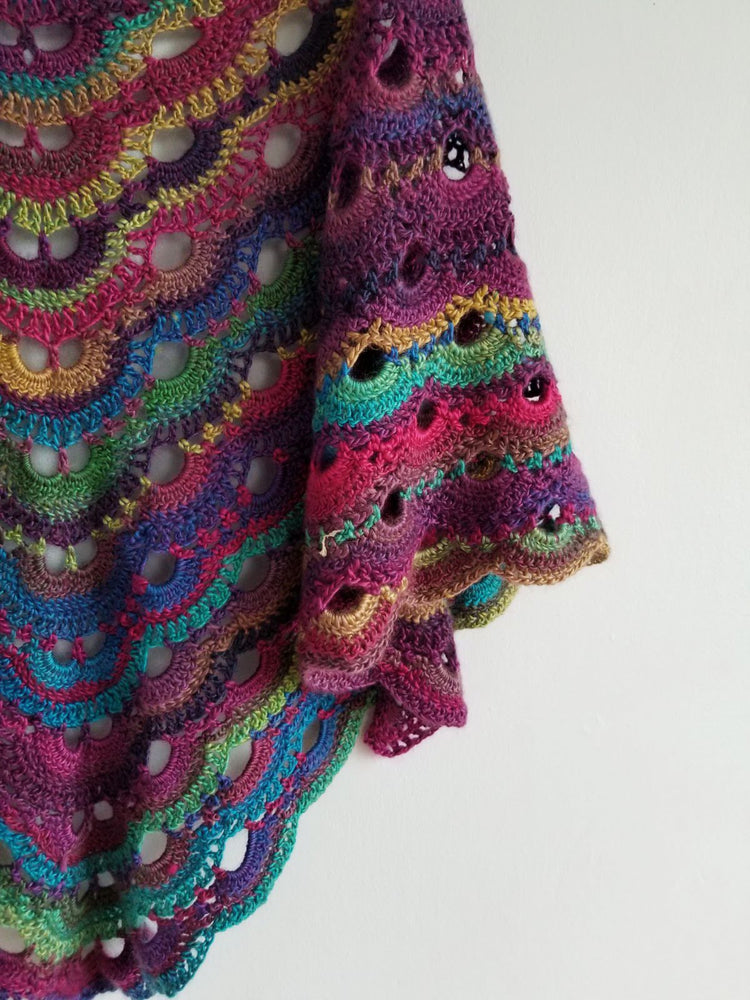 Stained Glass Crochet Shawl & Scarf