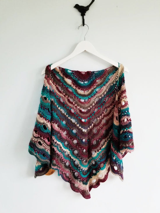 Partridge Berry Crochet Scarf & Shawl