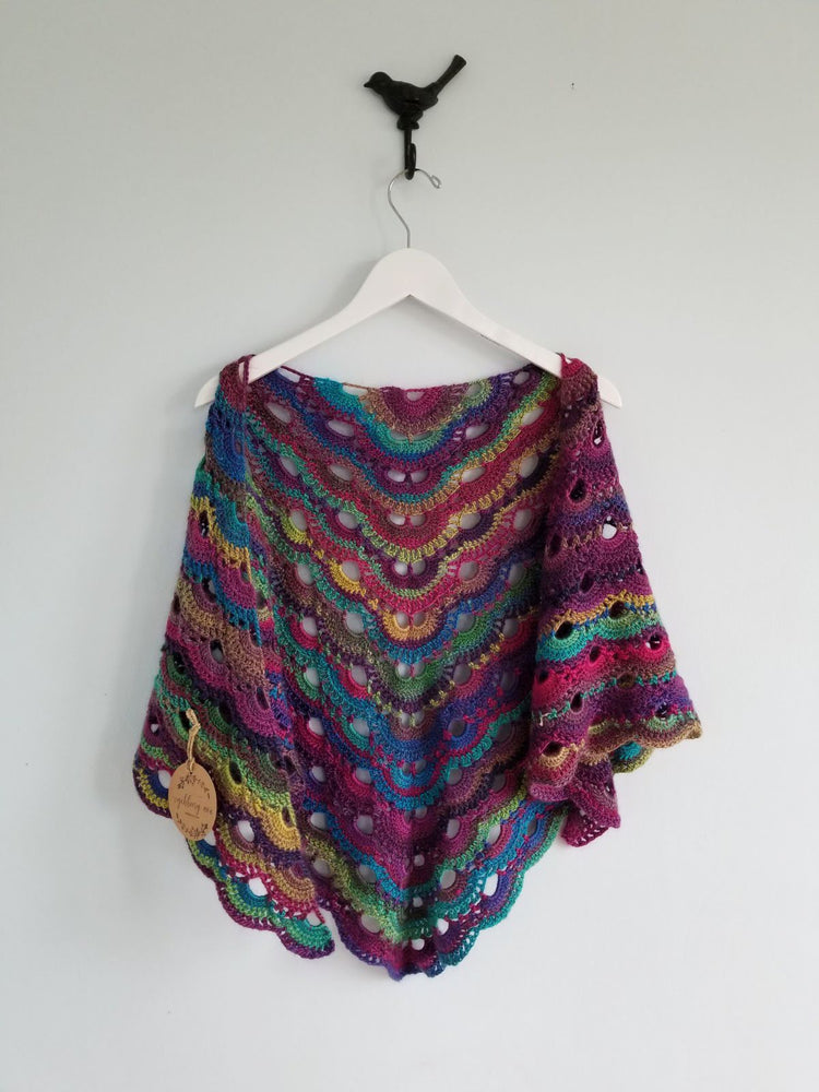 Stained Glass Crochet Shawl & Scarf