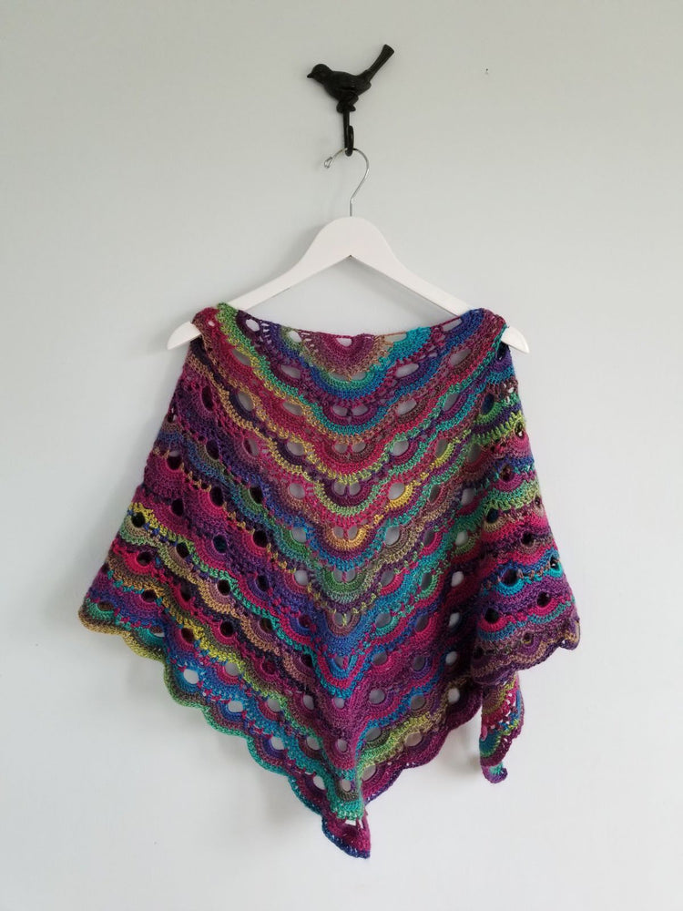 Stained Glass Crochet Shawl & Scarf