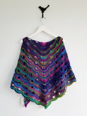 Aurora Borealis Reversible Shawl & Scarf