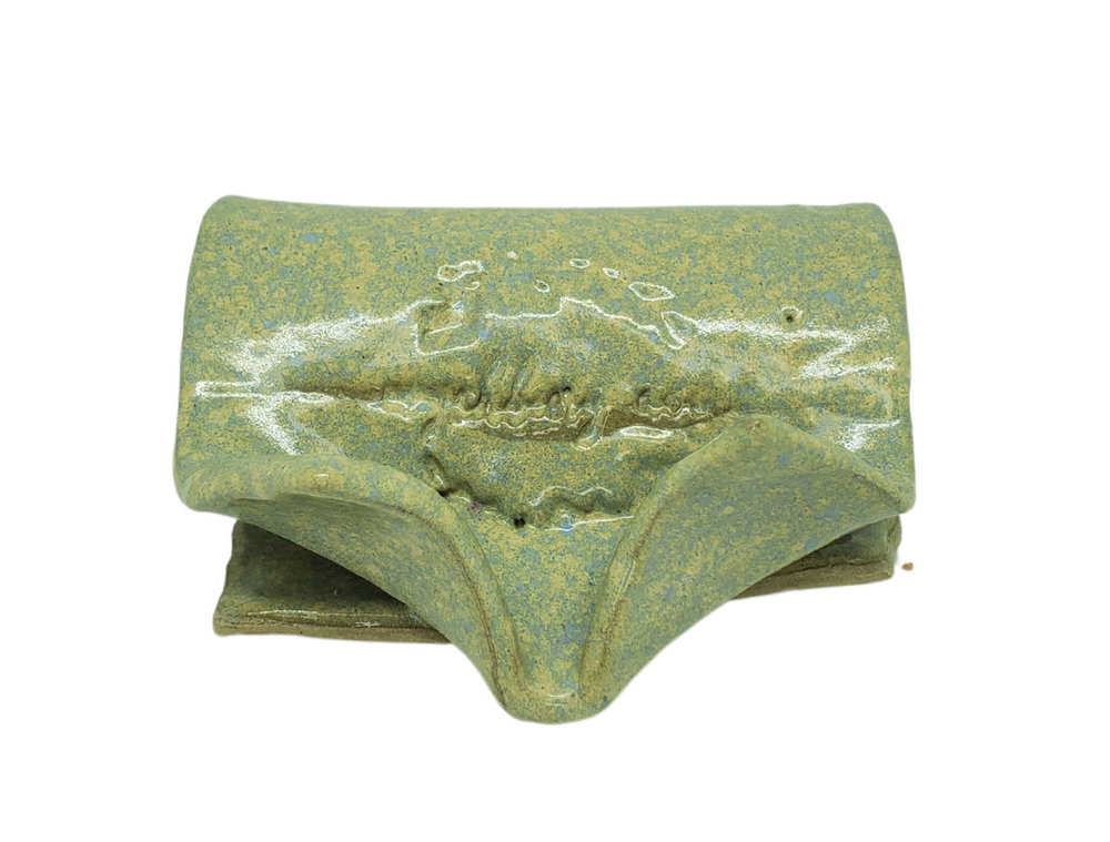 
                
                    Load image into Gallery viewer, Green Self-Draining Soap Dish | Perfectly Imperfect
                
            